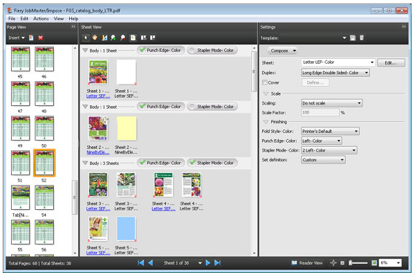 第 8 步:设置打印和印后处理选项